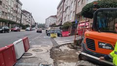 Las obras de acceso a A Valenz vieja desde la avenida de Celanova ya comenzaron.