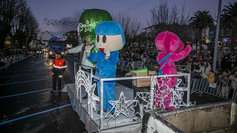 Cabalgata del D�a de Reyes en Noia.