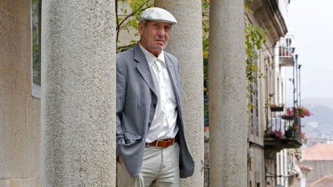 El actor Celso Bugallo, en Pontevedra en el 2021
