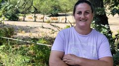 Isaura de la Torre, ganadera de Recarei, Bande.