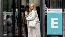 La princesa Amalia, a su llegada a la Universidad de �msterdam