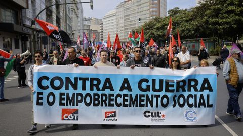 Manifestaci�n del 1 de Mayo en A Coru�a