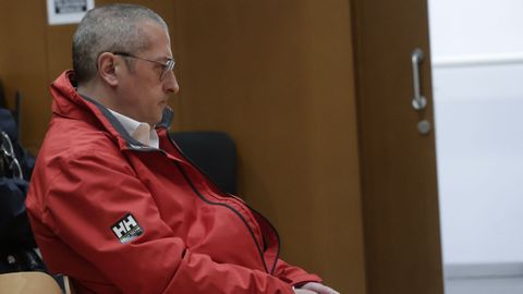 Pandolo, durante el juicio celebrado en la Audiencia Provincial de A Coru�a por tres tentativas de homicidio en Ordes