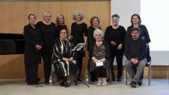 El grupo vocal EntreElas, homenajeado en el certamen Mulleres na Msica Galega