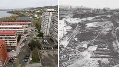 La parcela original acondicionada para erigir los edificios ocupaba 64.000 metros cuadrados