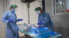 Durante el fin de semana se realizaron varios cribados en el hospital de Barbanza
