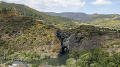 El tnel minero figura entre los principales puntos de inters del geoparque Montaas do Courel