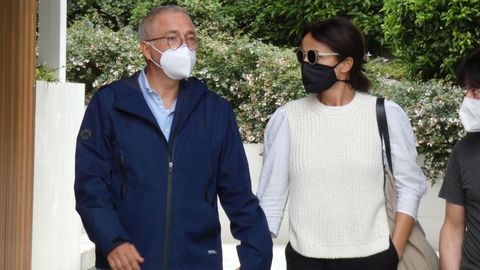 Xavier Sardá junto a su mujer Ana Gutierrez