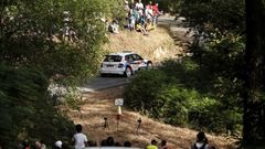 Un tramo del circuito en los montes de Beade y Bembrive.