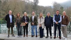 Autoridades en la presentaci�n del Campeonato de Espa�a de Trailrunning en la modalidad Short Trail individual y clubs