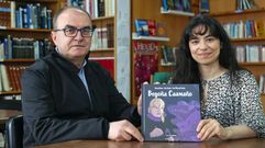 Xos&eacute; Manuel Varela e Nerea G&oacute;mez, coautores con Ic&iacute;a Varela de &laquo;Bego&ntilde;a Caama&ntilde;o&raquo;