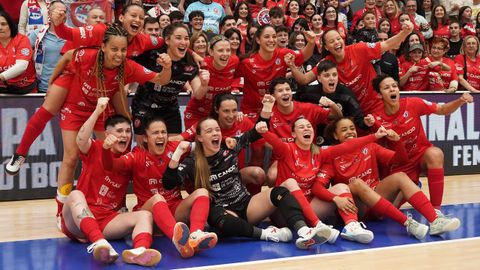Final de la Copa Galicia 2026 entre Poio Pescamar y Castro Bloques Cando disputada en Pontevedra