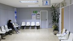 Sala de espera en un centro de salud de Lugo