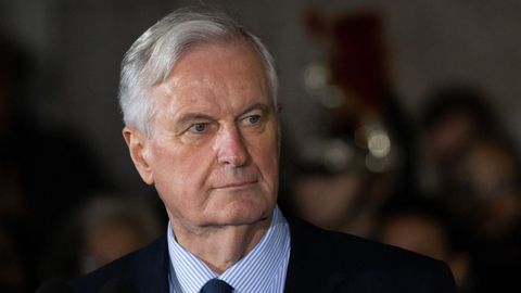 Michel Barnier, primer ministro entre el 5 de septiembre y el 13 de diciembre del 2024