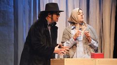 Un intre de �Sol fuerza�, durante a s�a estrea en Vimianzo 