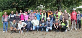 Participantes en el recorrido por el Camino organizado el a�o pasado por Feafes.