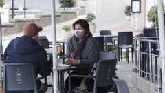 Solo terrazas. La hosteler�a de Oleiros vuelve a sufrir el impacto del covid