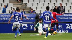 Champagne Aridai Real Oviedo Mallorca Carlos Tartiere.Champagne salva la �ltima ocasi�n de Aridai