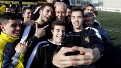 Del Bosque celebra el cumplea�os del R�pido de Bouzas