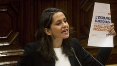 Arrimadas (Cs): �Una declaraci�n en diferido o a plazos sigue siendo una declaraci�n�