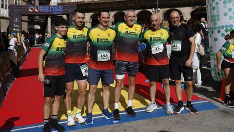 Carrera solidaria de la Guardia Civil en Ourense.