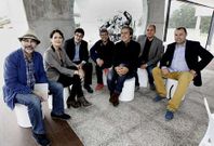 Iv�n Ferreiro y Cristina Pato participaron ayer en la presentaci�n del m�ster en Cambados. 