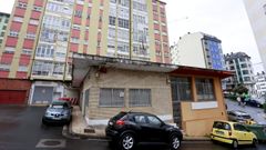 Un edificio de la r�a Otero Pedrayo, en Lugo