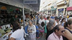 Un aspecto de la Feira do Libro monfortina del 2019, la �ltima que se celebr� hasta ahora