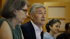 El rector de la UDC, Ricardo Cao, este lunes en un encuentro con los medios