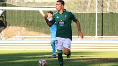 Roberto Arroyo, jugador del Racing de Ferrol