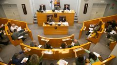 Imagen del pleno de la Diputaci�n celebrado el viernes