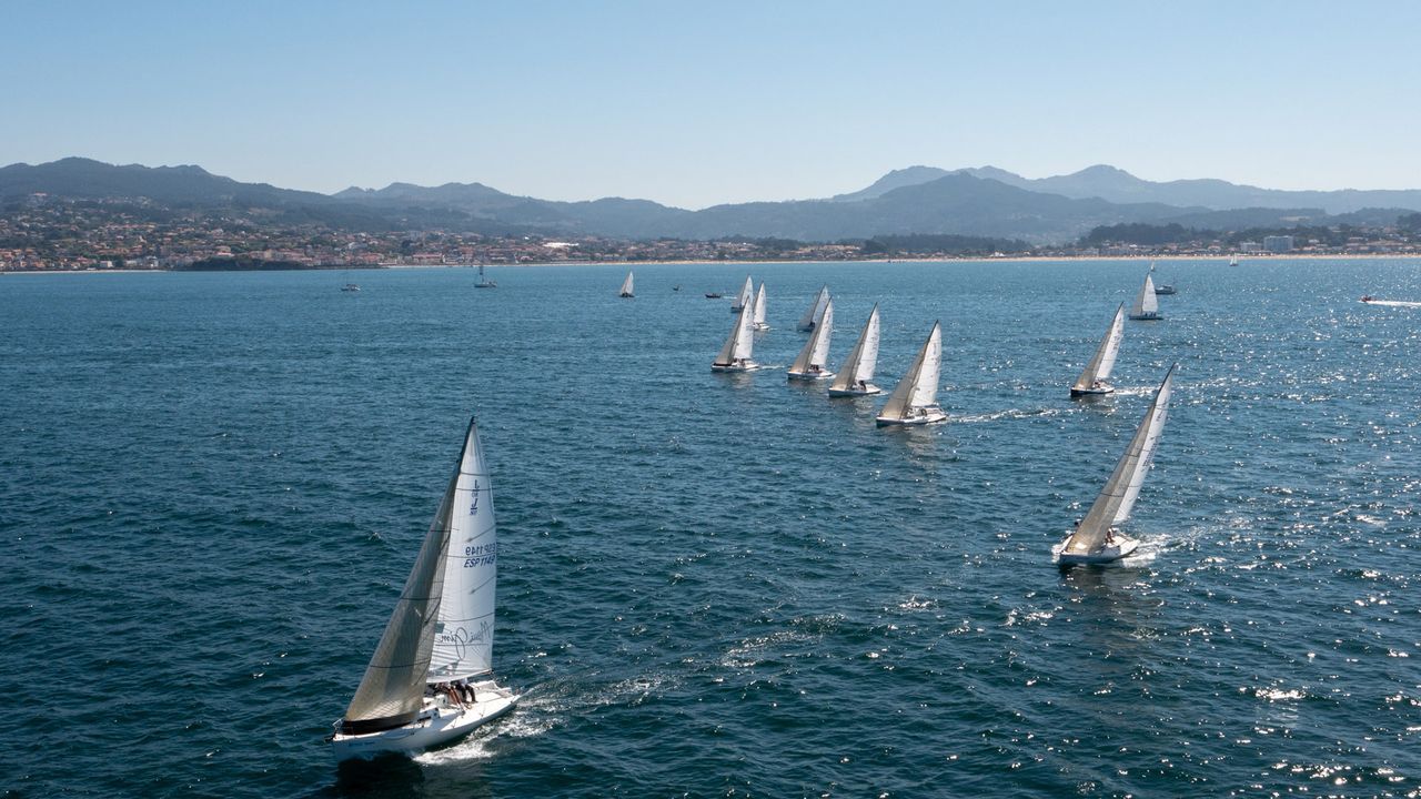 La élite de la vela atlántica se reúne desdeeste viernes en el Trofeo Conde de Gondomar