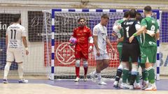 Desaz�n en A Malata por la derrota de O Parrulo frente al Movistar Inter.