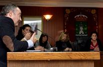 Vigo (izquierda) y la alcaldesa (derecha) han alegado contra el plan de usos de Brens.