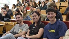 Los estudiantes ourensanos seleccionados participaron en una jornada informativa en la Facultad de Ciencias Empresariales y Turismo