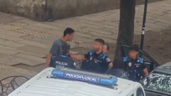 Altercado en las inmediaciones del mercado de San Agustn