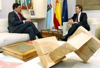 <span lang= es-es >La cumbre que prepar� el pacto</span>. Feijoo y Besteiro decidieron en la reuni�n que mantuvieron el pasado noviembre abrir las negociaciones para renovar varios organismos auton�micos. 