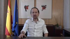 Pablo Iglesias�anuncia su marcha del Gobierno
