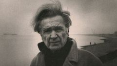 Emil Cioran (Rasinari, 1911-Par�s, 1995), retratado por Irmeli Jung