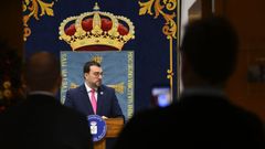El presidente del Principado de Asturias, Adri�n Barb�n