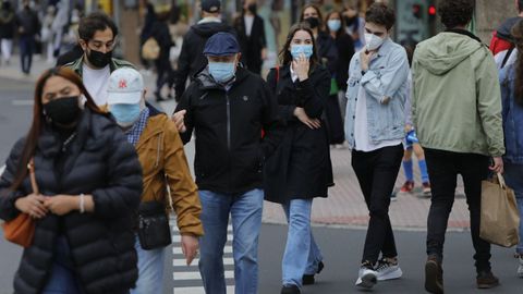 Mascarilla en exteriores