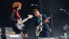 Imagen de archivo del concierto de Triangulo de amor Bizarro en el Festival o Son do Cami�o