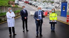 El conselleiro de Sanidade, Julio Garcia Comesa�a, hizo el anuncio este lunes en A Coru�a