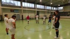 Primera sesin de la pretemporada de cara al partido de Copa Diputacin frente al Rbade