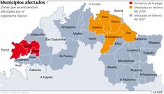 Municipios afectados