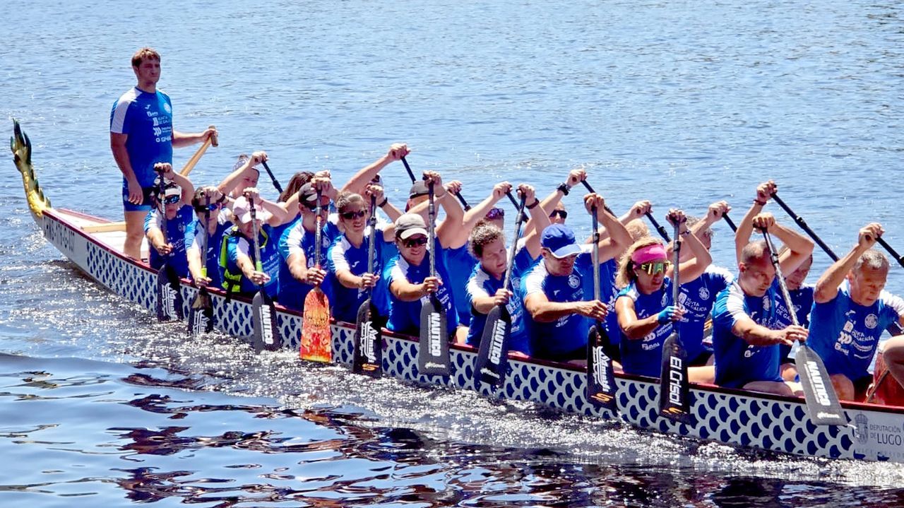 Breogán incorpora el Barco Dragón BCS a la segunda edición de la Travesía Barca de Pedra