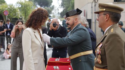 La fiscal Mara del Carmen Eiro fue una de las que recibi el reconocimiento a su colaboracin con el cuerpo