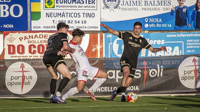 Noieses y santiagueses protagonizaron un encuentro muy disputado.