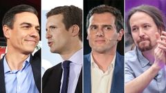 Candidatos que debatir�n en TVE
