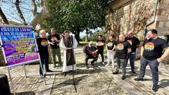 Santiago S�nchez, el excorista de la banda que Los Inhumanos se�alan, particip� en la presentaci�n del festival en Vilanova